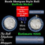 Buffalo Nickel Shotgun Roll in Old Bank Style 'Bell Telephone'  Wrapper 1923 &s Mint Ends