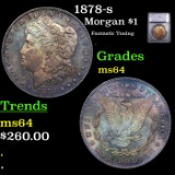 1878-s Morgan Dollar $1 Graded ms64 BY SEGS