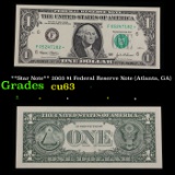 **Star Note** 2003 $1 Federal Reserve Note (Atlanta, GA) Grades Select CU