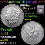 ***Auction Highlight*** 1904-s Morgan Dollar $1 Graded au58 BY SEGS (fc)