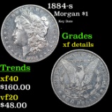 1884-s Morgan Dollar $1 Grades xf details