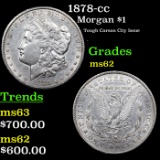 1878-cc Morgan Dollar $1 Grades Select Unc