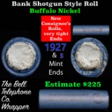Buffalo Nickel Shotgun Roll in Old Bank Style 'Bell Telephone'  Wrapper 1927 &s Mint Ends
