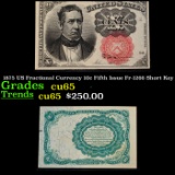 1875 US Fractional Currency 10c Fifth Issue Fr-1266 Short Key Grades Gem CU