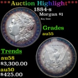 ***Auction Highlight*** 1884-s Morgan Dollar $1 Grades Choice AU (fc)