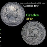 1925 Austria 10 Groschen KM# 2838 Grades xf