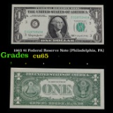 1963 $1 Federal Reserve Note (Philadelphia, PA) Grades Gem CU