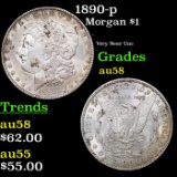 1890-p Morgan Dollar $1 Grades Choice AU/BU Slider