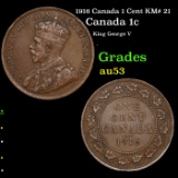 1916 Canada 1 Cent KM# 21 Grades Select AU