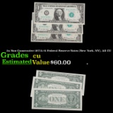 3x Non-Consecutive 1977A $1 Federal Reserve Notes (New York, NY), All CU Grades CU