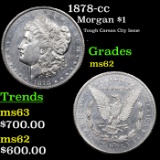 1878-cc Morgan Dollar $1 Grades Select Unc