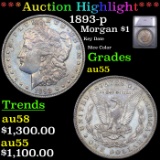 ***Auction Highlight*** 1893-p Morgan Dollar $1 Graded au55 BY SEGS (fc)