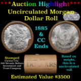 ***Auction Highlight*** 1885 & CC Uncirculated Morgan Dollar Shotgun Roll (fc)