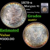 1879-s Morgan Dollar $1 Graded ms65+ BY SEGS