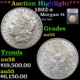 ***Auction Highlight*** 1892-s Morgan Dollar $1 Graded au55 BY SEGS (fc)