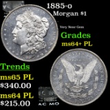 1885-o Morgan Dollar $1 Grades Choice Unc+ PL