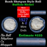 Buffalo Nickel Shotgun Roll in Old Bank Style 'Bell Telephone'  Wrapper 1927 &d Mint Ends