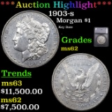 ***Auction Highlight*** 1903-s Morgan Dollar $1 Graded ms62 BY SEGS (fc)