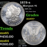 1878-s Morgan Dollar $1 Grades Choice+ Unc