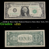 1963B $1 'Barr Note' Federal Reserve Note (New York, NY) Grades vf+