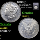 1899-p Morgan Dollar $1 Graded ms64 BY SEGS