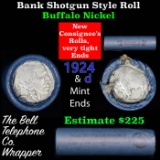 Buffalo Nickel Shotgun Roll in Old Bank Style 'Bell Telephone'  Wrapper 1924 &d Mint Ends