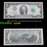 1995 **Star Note** $2 Federal Reserve Note (Atlanta, GA) Grades Choice AU/BU Slider