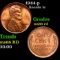 1944-p Lincoln Cent 1c Grades GEM+ Unc RD