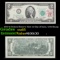 1976 $2 Federal Reserve Note 1st Day of Issue, with Stamp Grades Gem CU