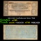 1864 $10 Confederate Note, T68 Grades xf+