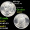 1924-p Peace Dollar $1 Grades Choice+ Unc