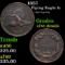 1857 Flying Eagle Cent 1c Grades xf Details