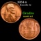 1954-s Lincoln Cent 1c Grades GEM+ Unc RD