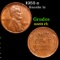 1952-s Lincoln Cent 1c Grades Choice Unc RB