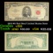 1953 $5 Red Seal United States Note Grades vf+