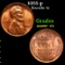 1955-p Lincoln Cent 1c Grades GEM++ RB
