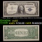 **Star Note** 1957B $1 Blue Seal Silver Certificate Grades Gem CU