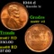 1944-d Lincoln Cent 1c Grades GEM++ RD