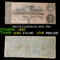 1864 $5 Confederate Note, T69 Grades vf+