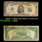 1934A $5 Blue Seal Silver Certificate Grades vf+