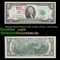 1976 $2 Federal Reserve Note 1st Day of Issue, with Stamp Grades Gem CU