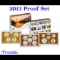 2013 Mint Proof Set In Original Case! 14 Coins Inside!