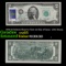 1976 $2 Federal Reserve Note 1st Day of Issue, with Stamp Grades Gem CU