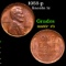 1953-p Lincoln Cent 1c Grades Gem+ Unc RB