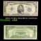 1934A $5 Blue Seal Silver Certificate Grades vf+