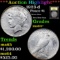 ***Auction Highlight*** 1923-d Peace Dollar $1 Graded Choice+ Unc BY USCG (fc)