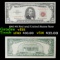 1963 $5 Red seal United States Note Grades vf+