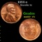 1952-s Lincoln Cent 1c Grades Gem+ Unc RB