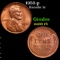 1953-p Lincoln Cent 1c Grades GEM+ Unc RB