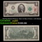 1976 $2 Federal Reserve Note 1st Day of Issue, with Stamp Grades Gem CU